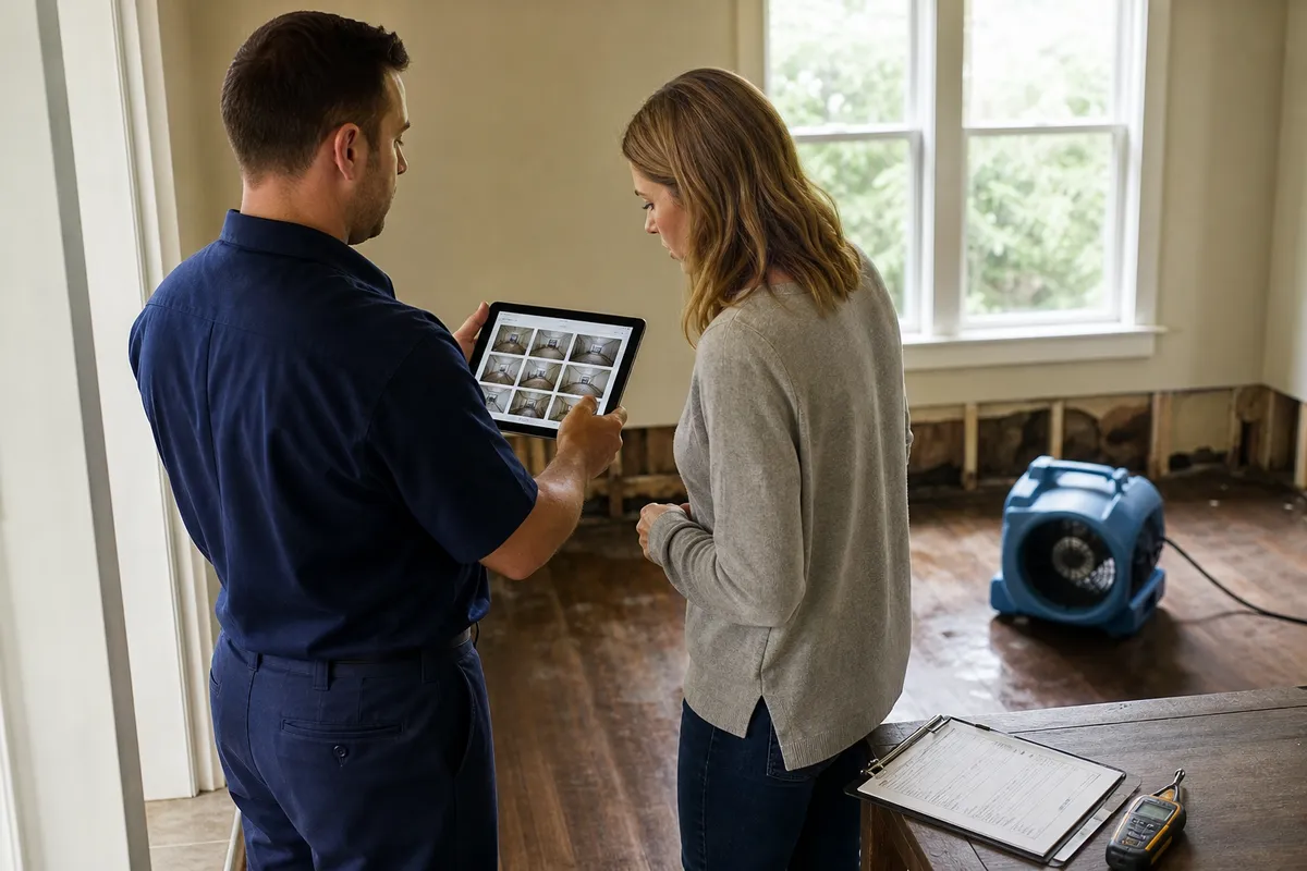 Insurance claim documentation for Oceanside property restoration